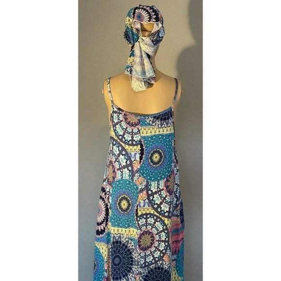 Queen Mania Women's Maxi Dress M Abstract Pattern - Picture 4 of 11
